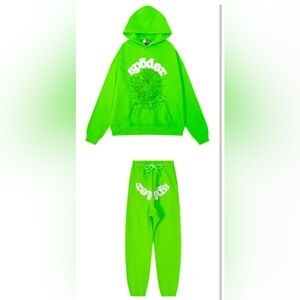 Sp5der hoodie and joggers